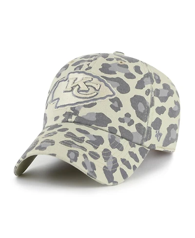 '47 Brand Women's Gray Kansas City Chiefs Bagheera Clean Up Adjustable Hat