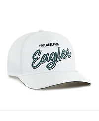 47 Brand Men's White Philadelphia Eagles Brrr Fairway Hitch Adjustable Hat