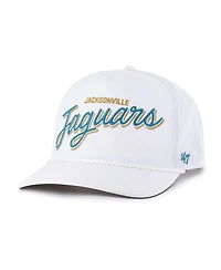 47 Brand Men's White Jacksonville Jaguars Brrr Fairway Hitch Adjustable Hat
