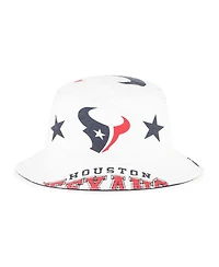 '47 Brand Women's White Houston Texans Energize Bucket Hat