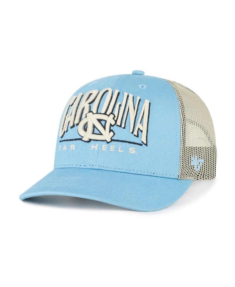 '47 Brand Men's Carolina Blue North Carolina Tar Heels Arid Adjustable Trucker Hat