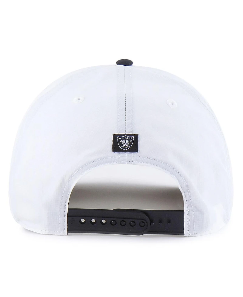 '47 Brand Men's White/Black Las Vegas Raiders Suburbia Hitch Two-Tone Adjustable Hat