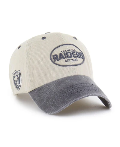 '47 Brand Men's Khaki Las Vegas Raiders Breaking Trail Clean Up Adjustable Hat