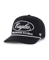 '47 Brand Men's Black Philadelphia Eagles Foundational Hitch Adjustable Hat
