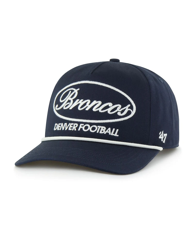 '47 Brand Men's Navy Denver Broncos Foundational Hitch Adjustable Hat