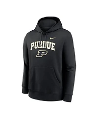 Nike Men's Black Purdue Boilermakers Club Pullover Hoodie