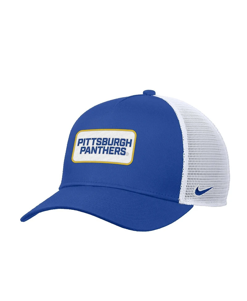 Nike Men's Royal Pitt Panthers 2025 On-Field Rise Trucker Performance Adjustable Hat