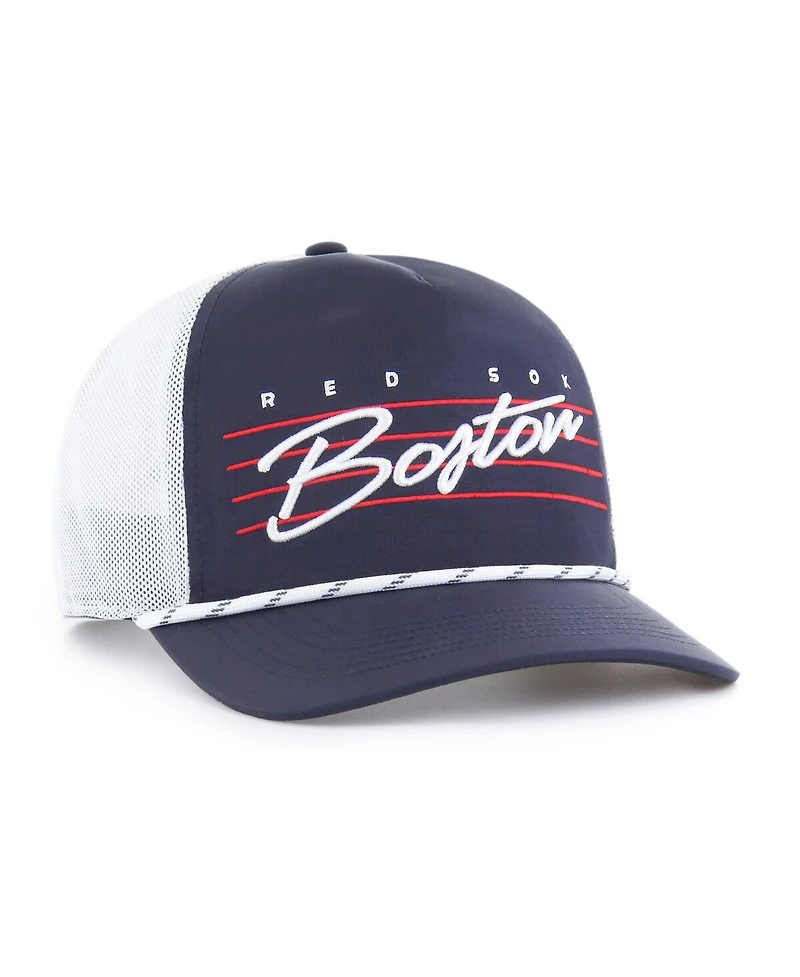 '47 Brand Men's Navy Boston Red Sox Brrr Downburst Mesh Hitch Adjustable Hat