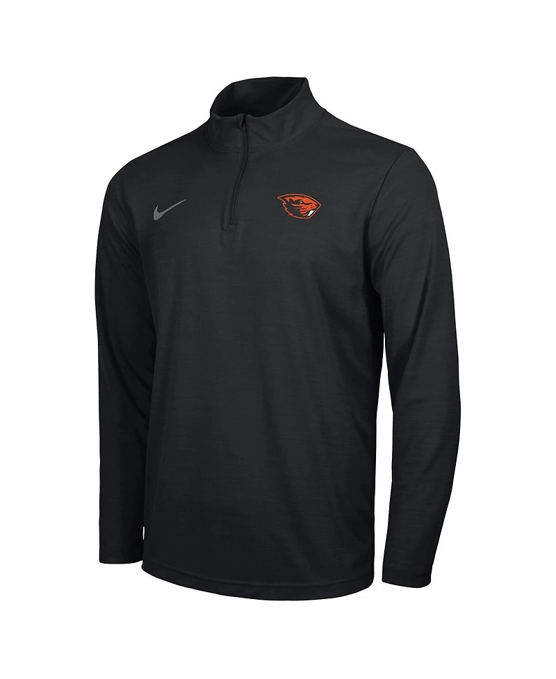 Nike Men's Black Oregon State Beavers Intensity Performance Quarter-Zip Pullover Sweatshirt