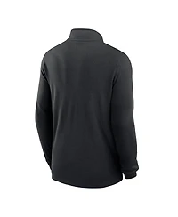 Nike Men's Black Rutgers Scarlet Knights Dri-fit Victory Quarter-Zip Pullover Hoodie