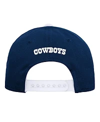 Outerstuff Big Boys and Girls Navy Dallas Cowboys Team Pre-Curved Adjustable Hat