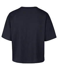 47 Brand Women's Navy Notre Dame Fighting Irish Outreach City Relaxed Cropped T-Shirt