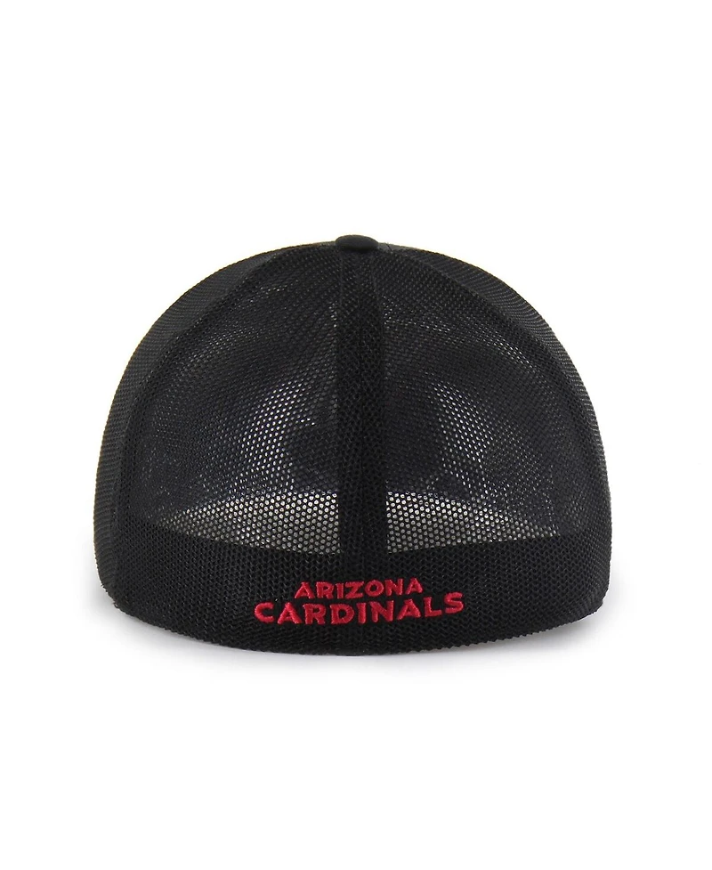'47 Brand Men's Black Arizona Cardinals Blackball Trophy Flex Hat
