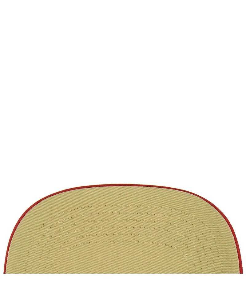 '47 Brand Men's White/Scarlet San Francisco 49ers Roscoe Two-Toned Hitch Adjustable Hat
