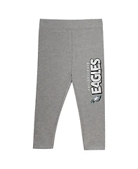 Outerstuff Toddler 2-Piece Philadelphia Eagles Club House Long Sleeve Hoodie Top and Leggings Set