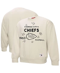 Fanatics Women's Cream Kansas City Chiefs Plus Shooting Star Pullover Sweatshirt