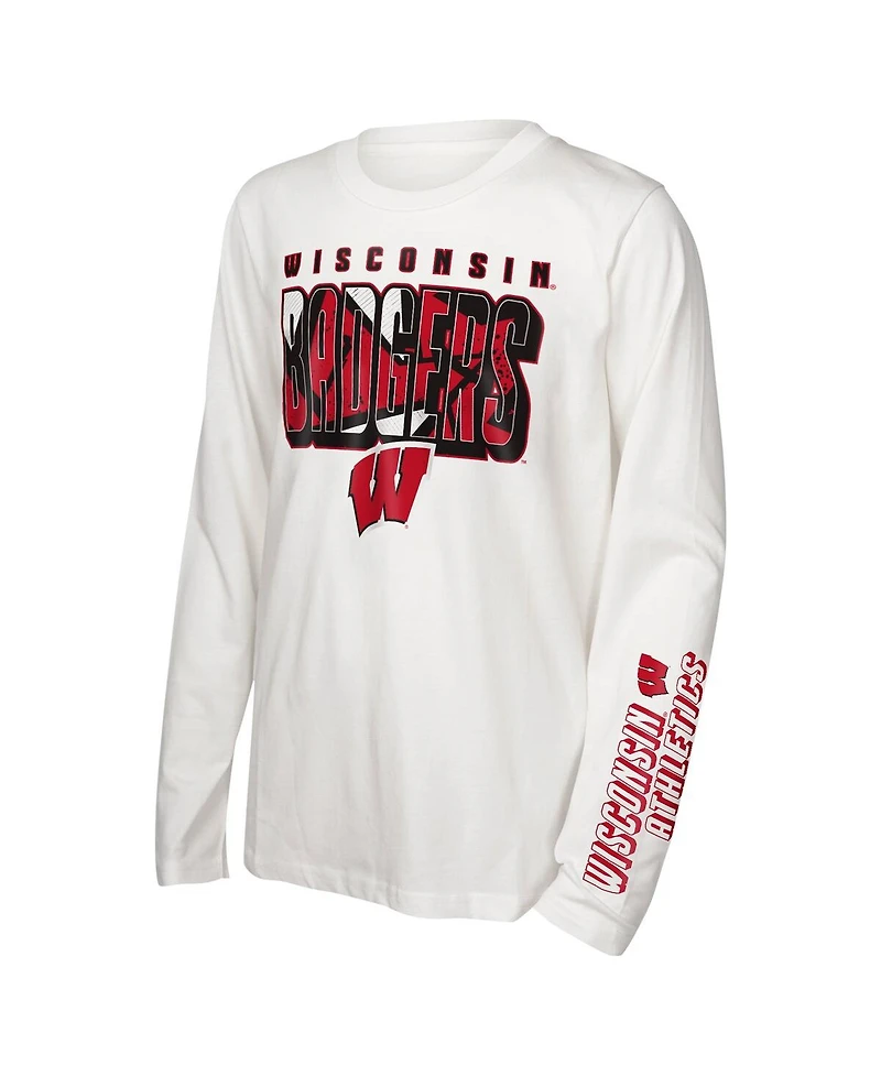 Outerstuff Preschool 2-Piece Wisconsin Badgers the Mix T-Shirt Combo Set
