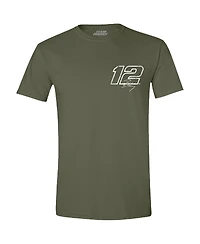 Team Penske Men's Green Ryan Blaney Flag T-Shirt