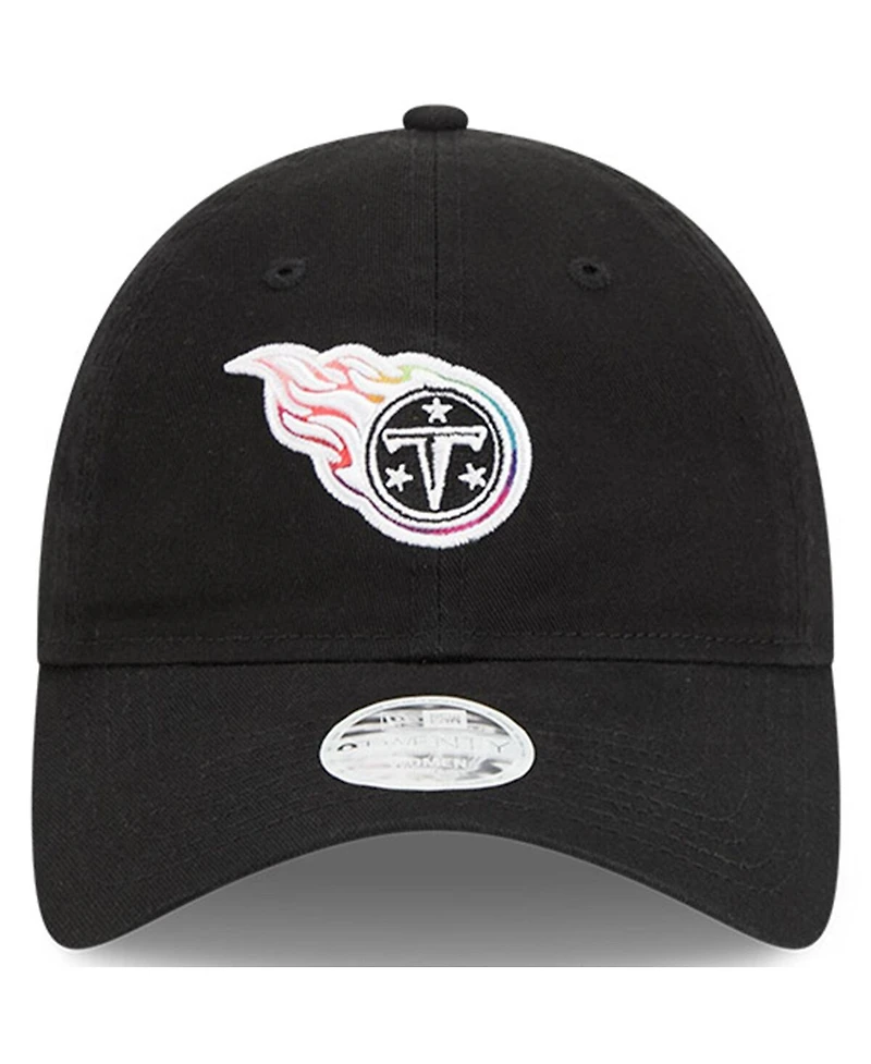 New Era Women's Black Tennessee Titans 2023 Nfl Crucial Catch 9TWENTY Adjustable Hat