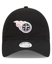 New Era Women's Black Tennessee Titans 2023 Nfl Crucial Catch 9TWENTY Adjustable Hat