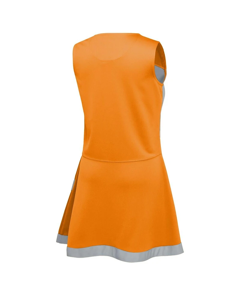 Outerstuff Big Girls Tennessee Orange Volunteers Cheer Captain Jumper Dress