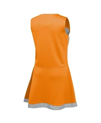 Outerstuff Big Girls Tennessee Orange Volunteers Cheer Captain Jumper Dress