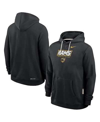 Nike Men's Black Vcu Rams 2025 Sideline Dri-fit Hoodie