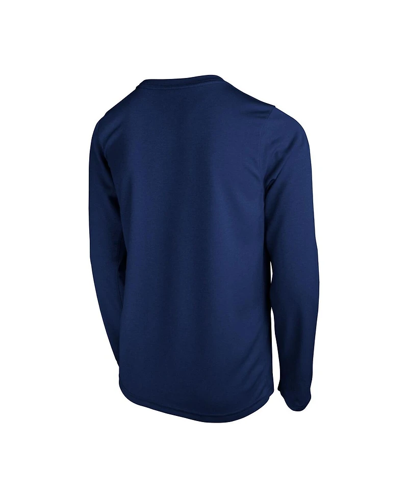 Nike Big Boys and Girls Navy Team Usa Legend Long Sleeve T-Shirt