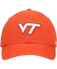 '47 Brand Men's Orange Virginia Tech Hokies Vintage Clean Up Adjustable Hat