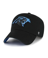 '47 Brand Women's Black Carolina Panthers Confetti Icon Clean Up Adjustable Hat