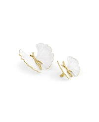 Michael Aram Butterfly Ginkgo Gold Decorative Objects, Set of 2