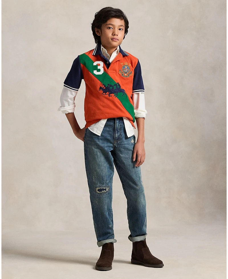Polo Ralph Lauren Big Boys Lynwood Relaxed Fit Distressed Jeans