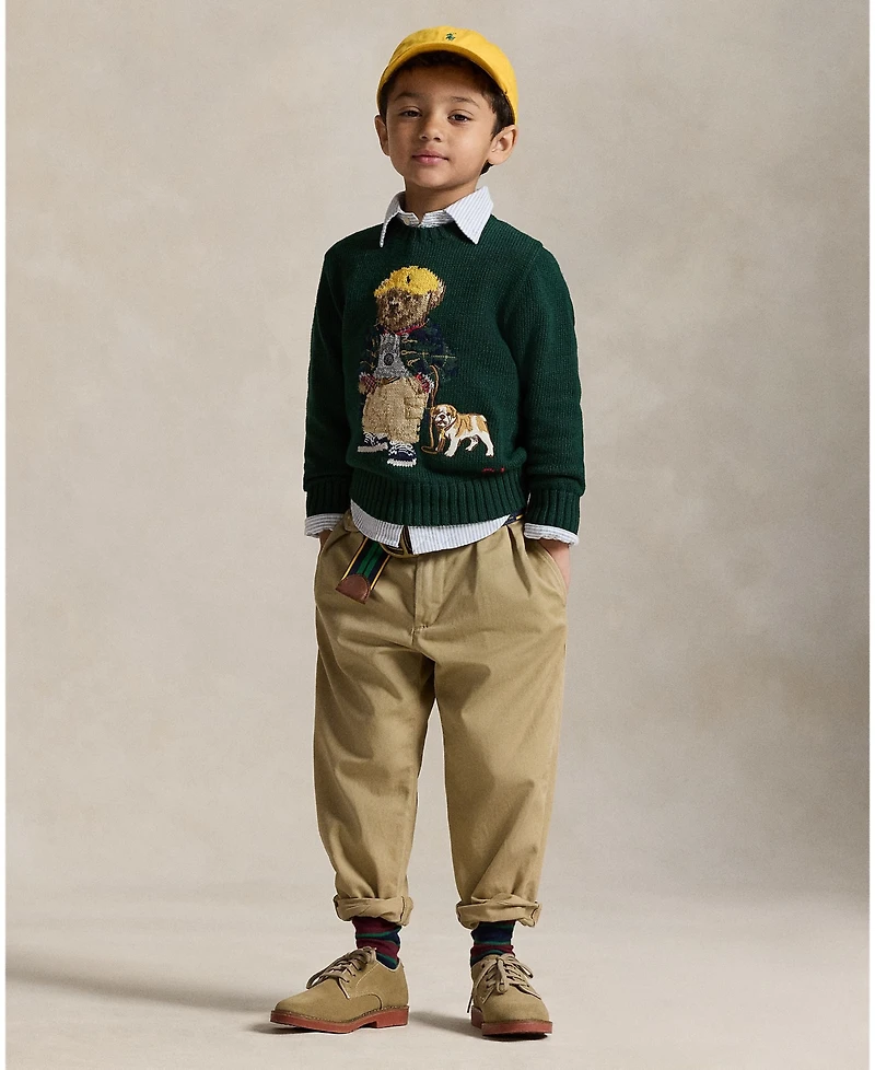 Polo Ralph Lauren Toddler and Little Boys Quilted Shirt Sweater