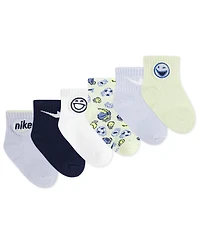 Nike Baby Boys or Girls 6-Pack Play For All Infant Socks