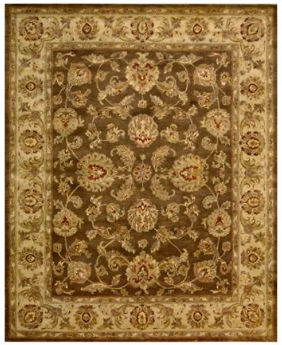 Nourison Home Rajah Antique Tabriz Brown Rug