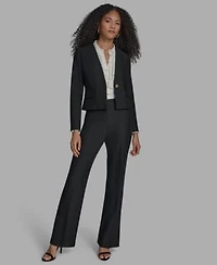 Bcbg Suits Open Front Jacket Straight Leg Pants