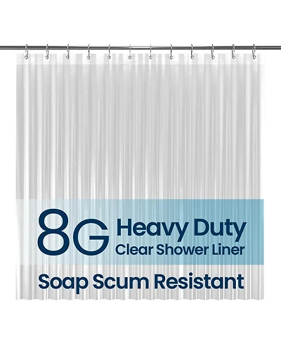 72" W x H 8G Peva Extra Heavy Weight Shower Liner - Liba
