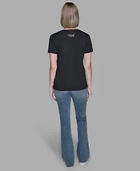 Karl Lagerfeld Paris Women's Eiffel Tower T-shirt