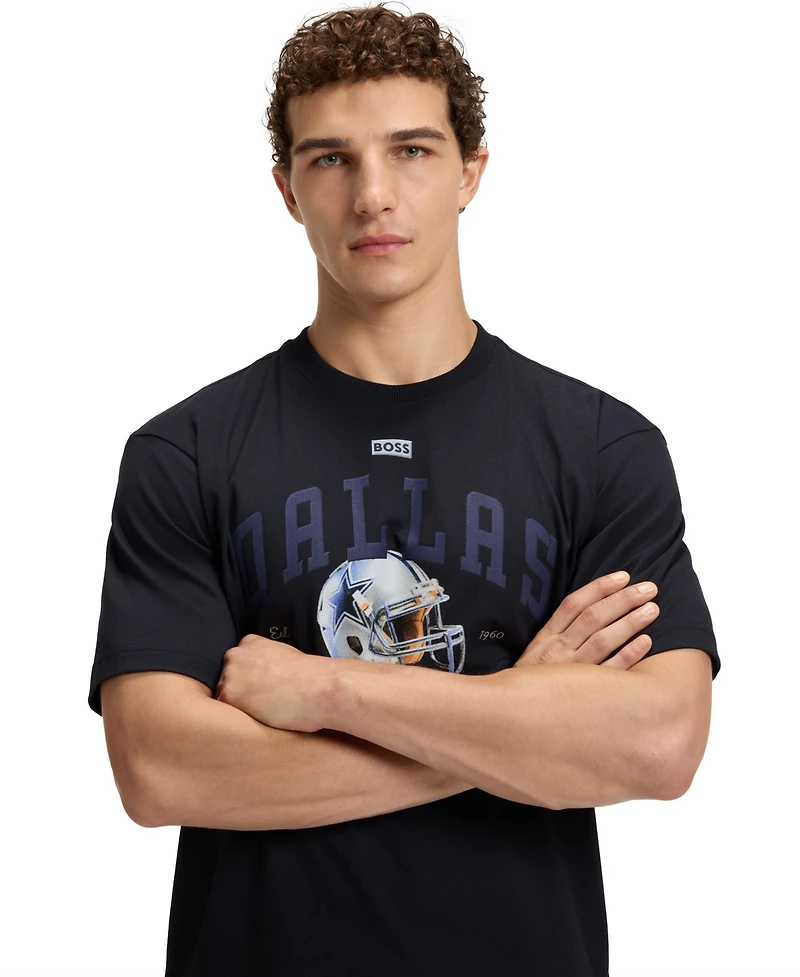 Boss x Dallas Cowboys Helmet Graphic T-Shirt