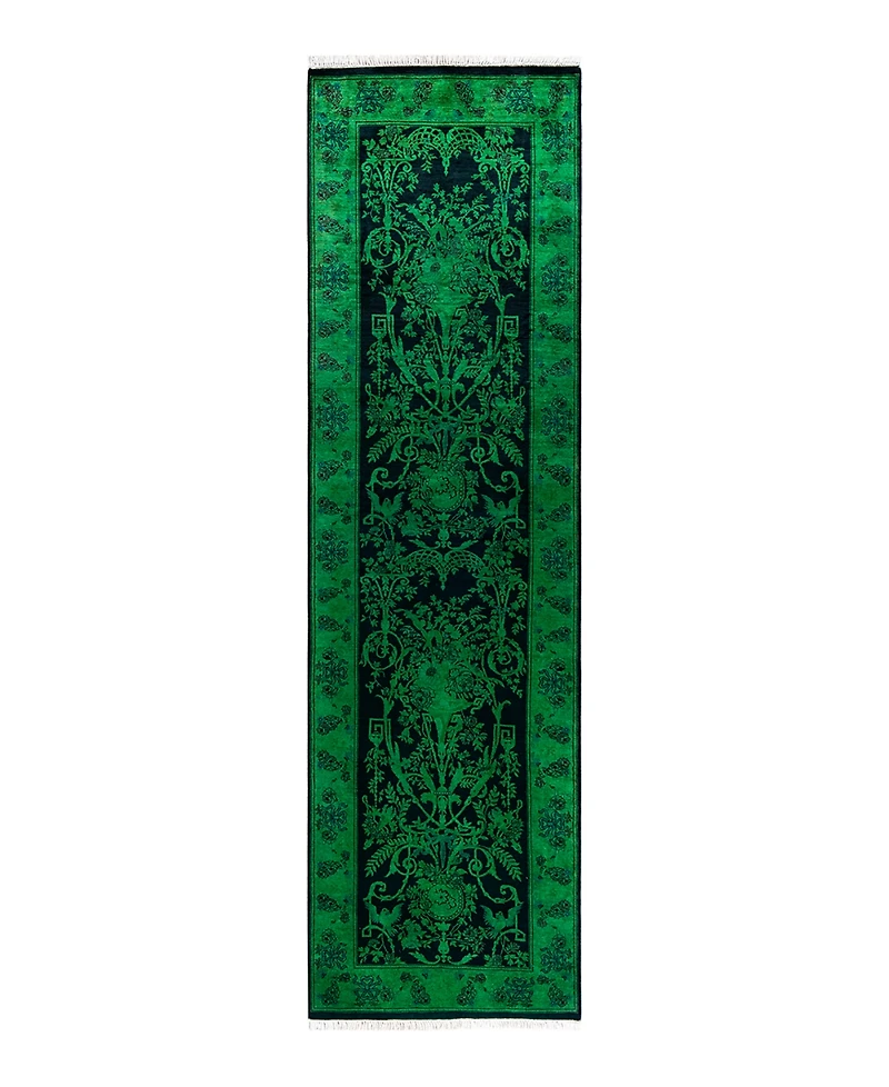 Adorn Hand Woven Rugs Fine Vibrance M1159 2'7"x9' Runner Area Rug