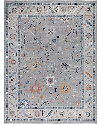 Adorn Hand Woven Rugs Colorful Oushak M0103-35 9'x11'10" Area Rug