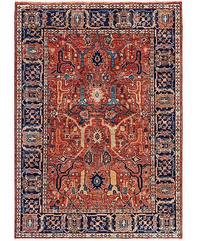 Adorn Hand Woven Rugs Serapi M0103- 4'2"x5'10" Area Rug