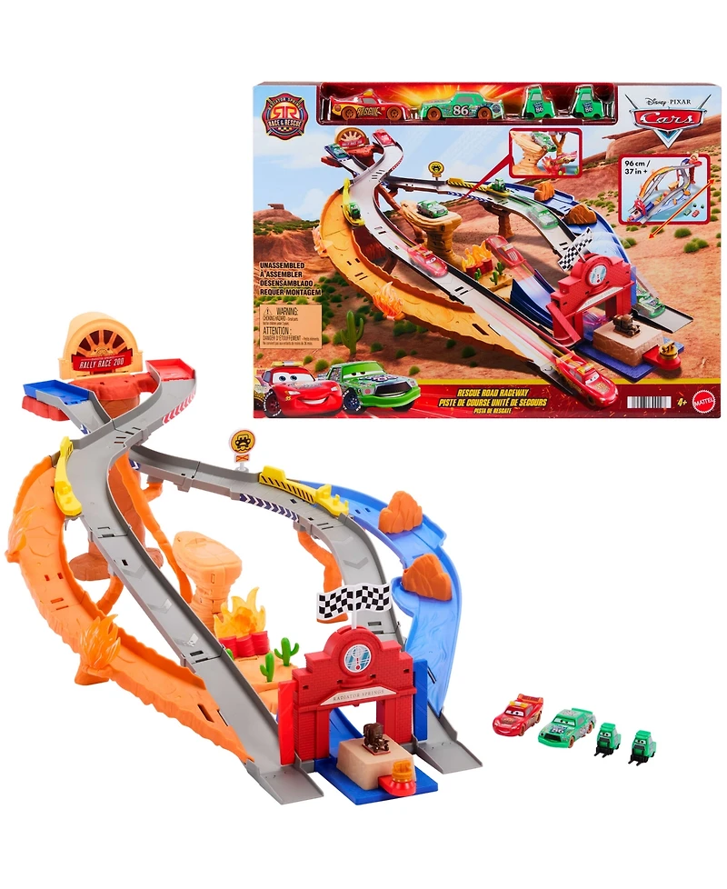 Disney and Pixar Cars Radiator Springs Race and Rescue Road Raceway Playset