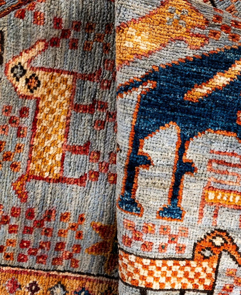 Adorn Hand Woven Rugs Serapi M0103- 4'2"x5'10" Area Rug