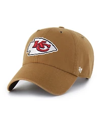 '47 Brand x Carhartt Men's Brown Kansas City Chiefs Clean Up Adjustable Hat