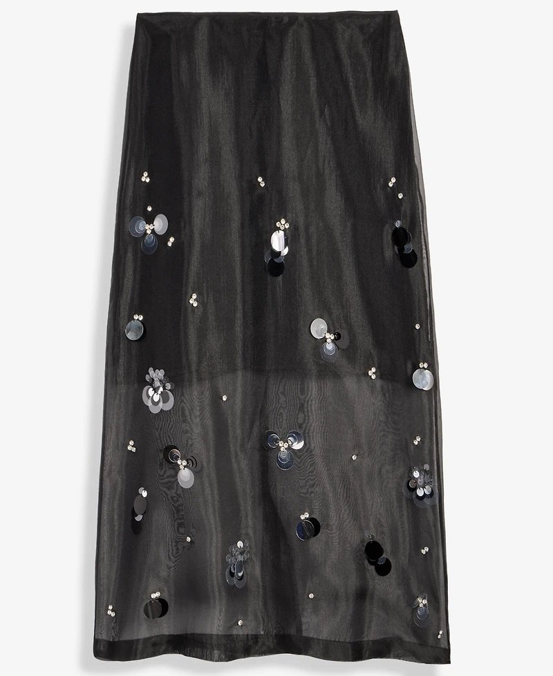On 34th Women's Embellished Organza Midi Skirt, Macy's Exclusive