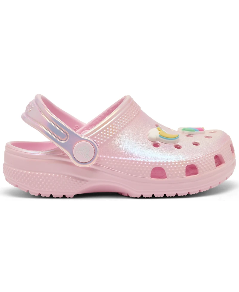 Crocs Toddler Girls Unicorn Classic Clogs from Finish Line
