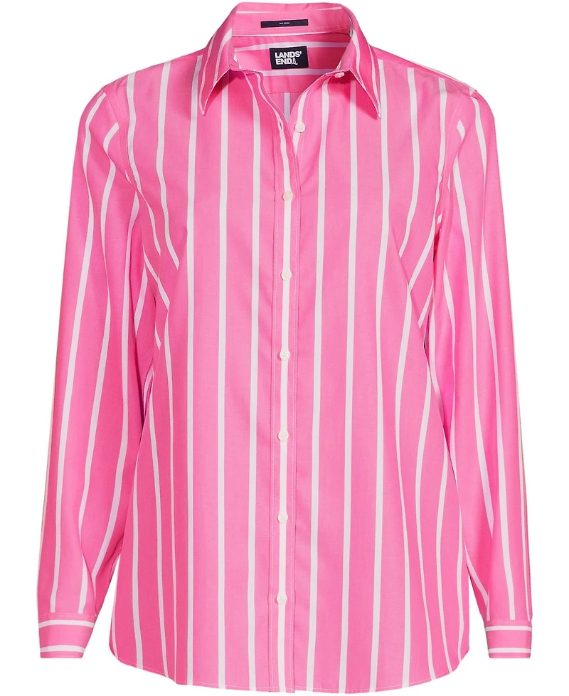 Lands' End Tall No Iron Button Front Shirt