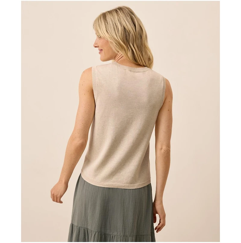 Pact Women's Organic Cotton Classic Fine Knit Shell