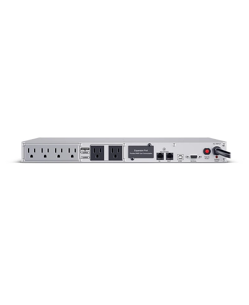 CyberPower CP1000PFCRM1U 1000VA/600W PFC Sinewave Lcd Rackmount Ups System, Black